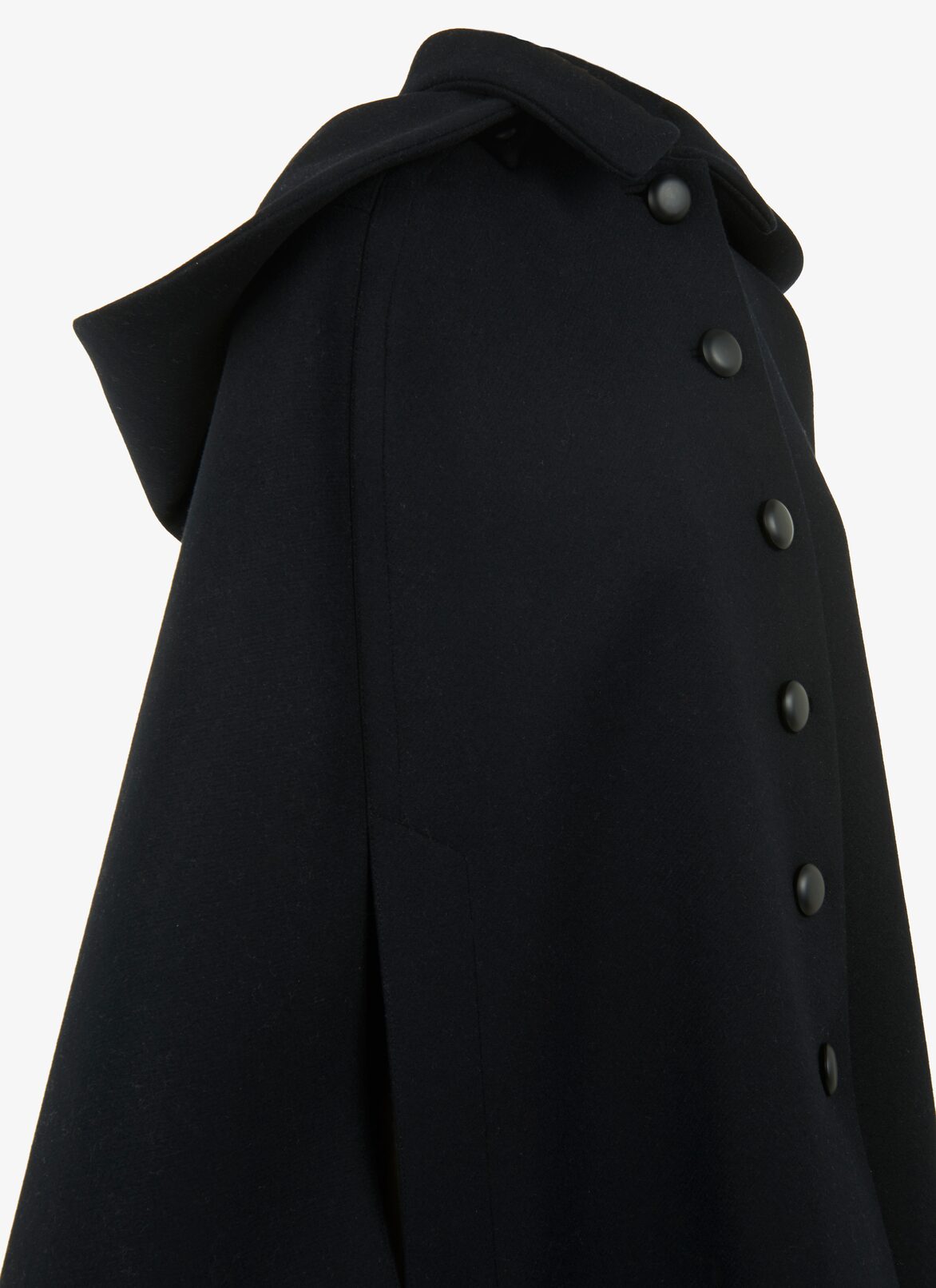 Hooded Cape ALAÏA BLACK HOODED CAPE